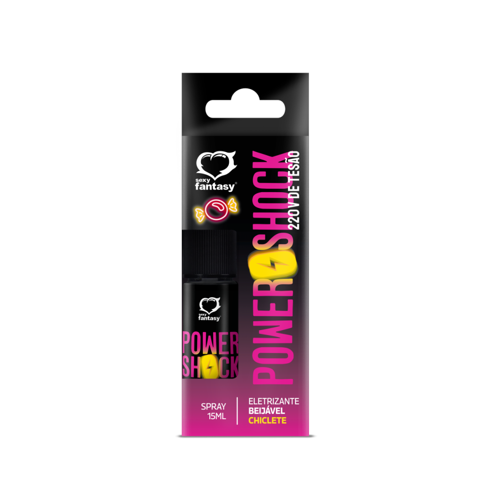 POWER SHOCK 220V DE TENSAO SPRAY BEIJAVEL ELETRIZANTE 15ML Cuidado! POWER SHOCK 220V DE TENSAO SPRAY BEIJAVEL ELETRIZANTE 15ML