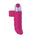 DEDEIRA COM VIBRADOR E TEXTURA 6566 Dedeira em silicone com textura e relevos e textura, que estimula o clítoris, com cápsula vibratória, que pode ser usada separadamente. DEDEIRA COM VIBRADOR E TEXTURA 6566
