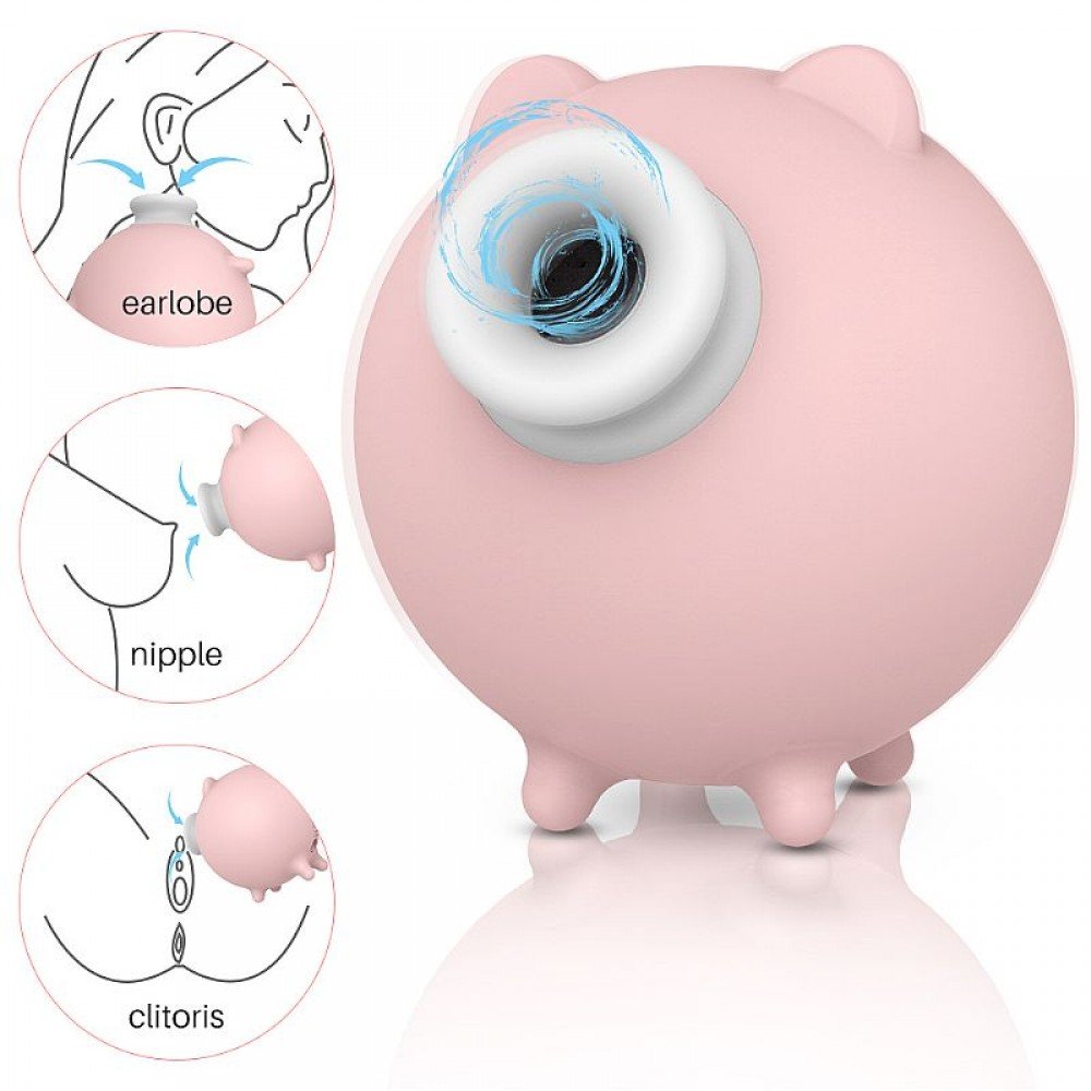 ESTIMULADOR DE CLITORIS PIGGY 6433 PIGGY é um estimulador de Clitóris super macio, No formato de língua. ESTIMULADOR DE CLITORIS PIGGY 6433
