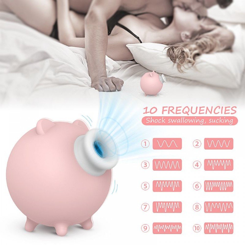 ESTIMULADOR DE CLITORIS PIGGY 6433 PIGGY é um estimulador de Clitóris super macio, No formato de língua. ESTIMULADOR DE CLITORIS PIGGY 6433