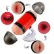 MASTURBADOR VAGINA ANUS COM VENTOSA 6508 Masturbador Masculino Lanterna Cyberskin com ventosa, em formato de vagina e Anûs. MASTURBADOR VAGINA ANUS COM VENTOSA 6508