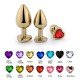 PLUG ANAL DE CORAÇÃO EM AÇO DOURADO M 7056 Plug Anal, este é um acessório erótico diferente que serve como estimulador anal em brincadeiras fetichistas,principalmente em jogos de dominação e submissão. PLUG ANAL DE CORAÇÃO EM AÇO DOURADO M 7056