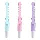 VIBRADOR EM JELLY 5104 Estimulador anal e vaginal com textura anelar. VIBRADOR EM JELLY 5104