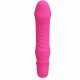 VIBRADOR STEV PRETTY LOVE Pretty Love Stev é um mini vibrador confeccionado em silicone soft touch com 10 modos de vibração e ponta em formato de glande. VIBRADOR STEV PRETTY LOVE