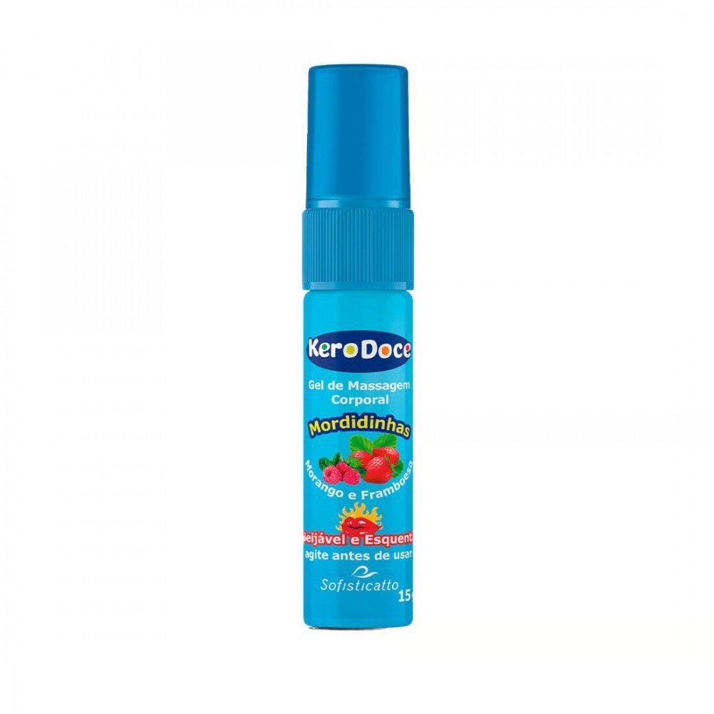 KERO DOCE GEL TERMICO 15G Explore novas dimensões de prazer com os géis comestíveis Kero Doce, pensados para tornar sua experiência de sexo oral inesquecível. KERO DOCE GEL TERMICO 15G