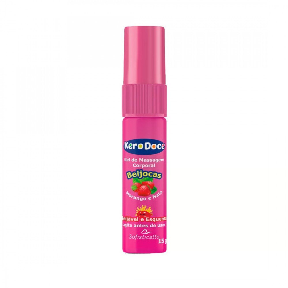 KERO DOCE GEL TERMICO 15G Explore novas dimensões de prazer com os géis comestíveis Kero Doce, pensados para tornar sua experiência de sexo oral inesquecível. KERO DOCE GEL TERMICO 15G
