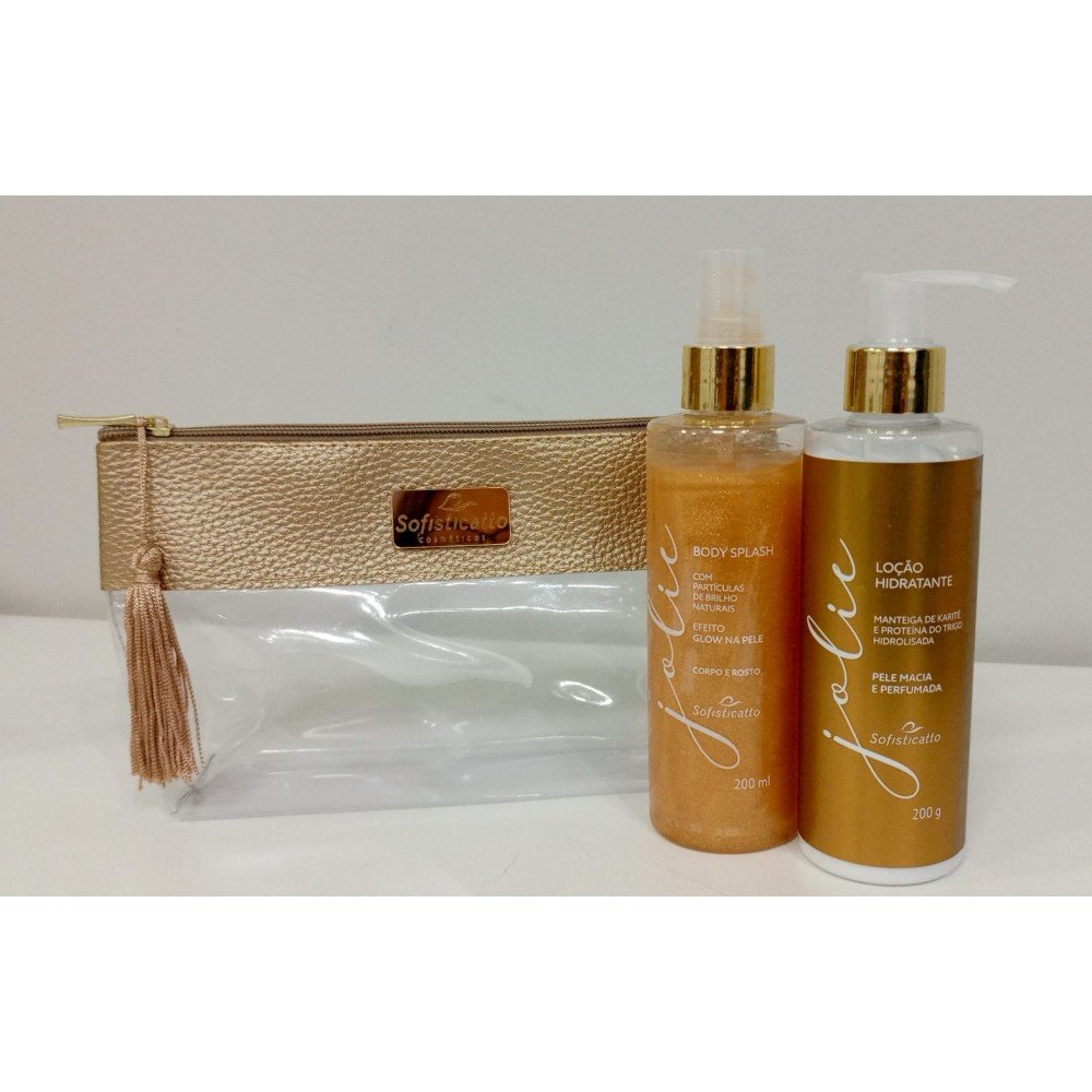 KIT JOLIE HIDRATANTE E BODY SPLASH GLOW