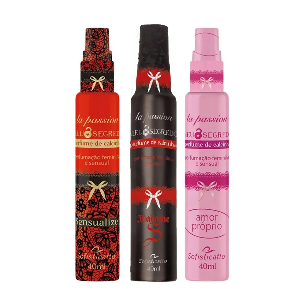 PERFUME DE CALCINHA MEU SEGREDO Sensação de roupa íntima limpa, perfumada e com a fragrância que você ama ! PERFUME DE CALCINHA MEU SEGREDO