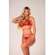 CONJUNTO AMOR SAFADO VERMELHO A sedução é a principal arma para a construção do desejo que, é o primeiro passo para uma inesquecível noite de prazer. CONJUNTO AMOR SAFADO VERMELHO