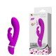 VIBRADOR CHRIST PRETY LOVE 7 MODOS Estimulador feminino hi-tech, com cerdas massageadoras do ponto G que movimentam-se em prazerosas ondas em 3 velocidades e estimulador de clitóris, na forma de coelho, com 7 funções de vibração que proporcionam inc VIBRADOR CHRIST PRETY LOVE 7 MODOS