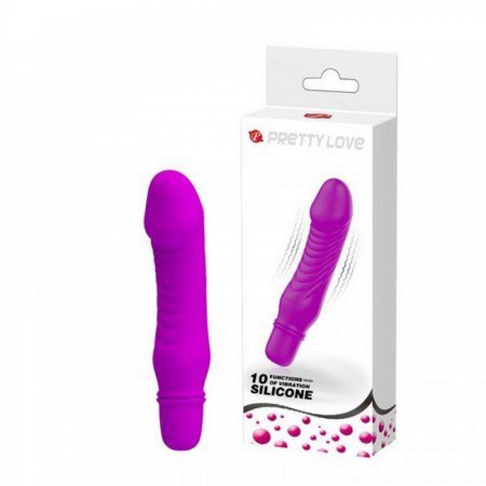 VIBRADOR STEV PRETTY LOVE Pretty Love Stev é um mini vibrador confeccionado em silicone soft touch com 10 modos de vibração e ponta em formato de glande. VIBRADOR STEV PRETTY LOVE
