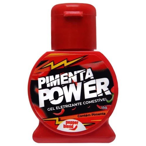 BLACK POWER GEL ELETRIZANTE COMESTÍVEL PIMENTA 15GR PEPPER BLEND