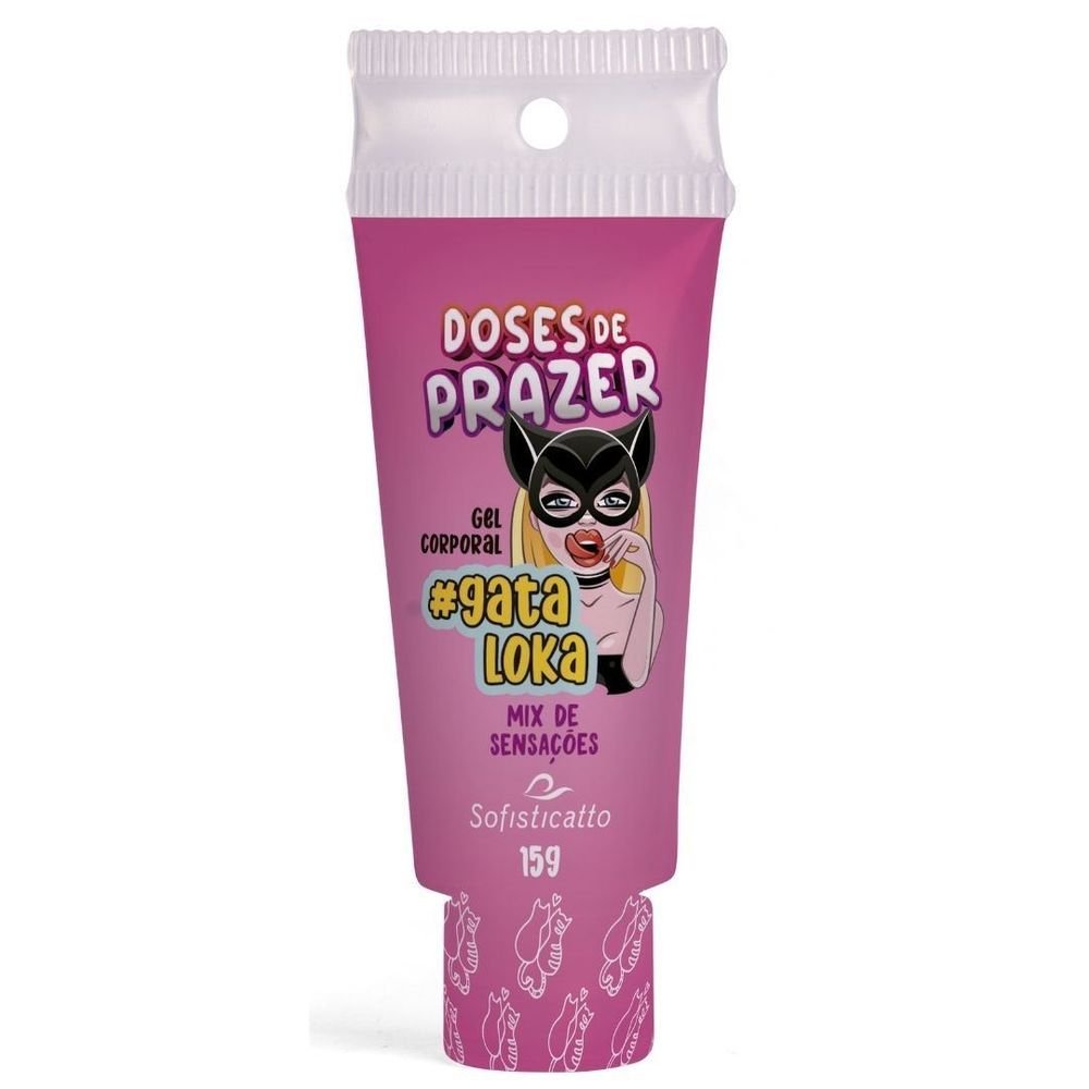 DOSES DE PRAZER GATA LOKA 15G GEL EXCITANTE SOFISTICATTO O gel excitante feminino GATA LOKA da Sofisticatto é um poderoso excitante que aumenta o prazer e a sensibilidade, causa uma delicioso aquecimento/hot, intensificando o orgasmo feminino, além e aume DOSES DE PRAZER GATA LOKA 15G GEL EXCITANTE SOFISTICATTO