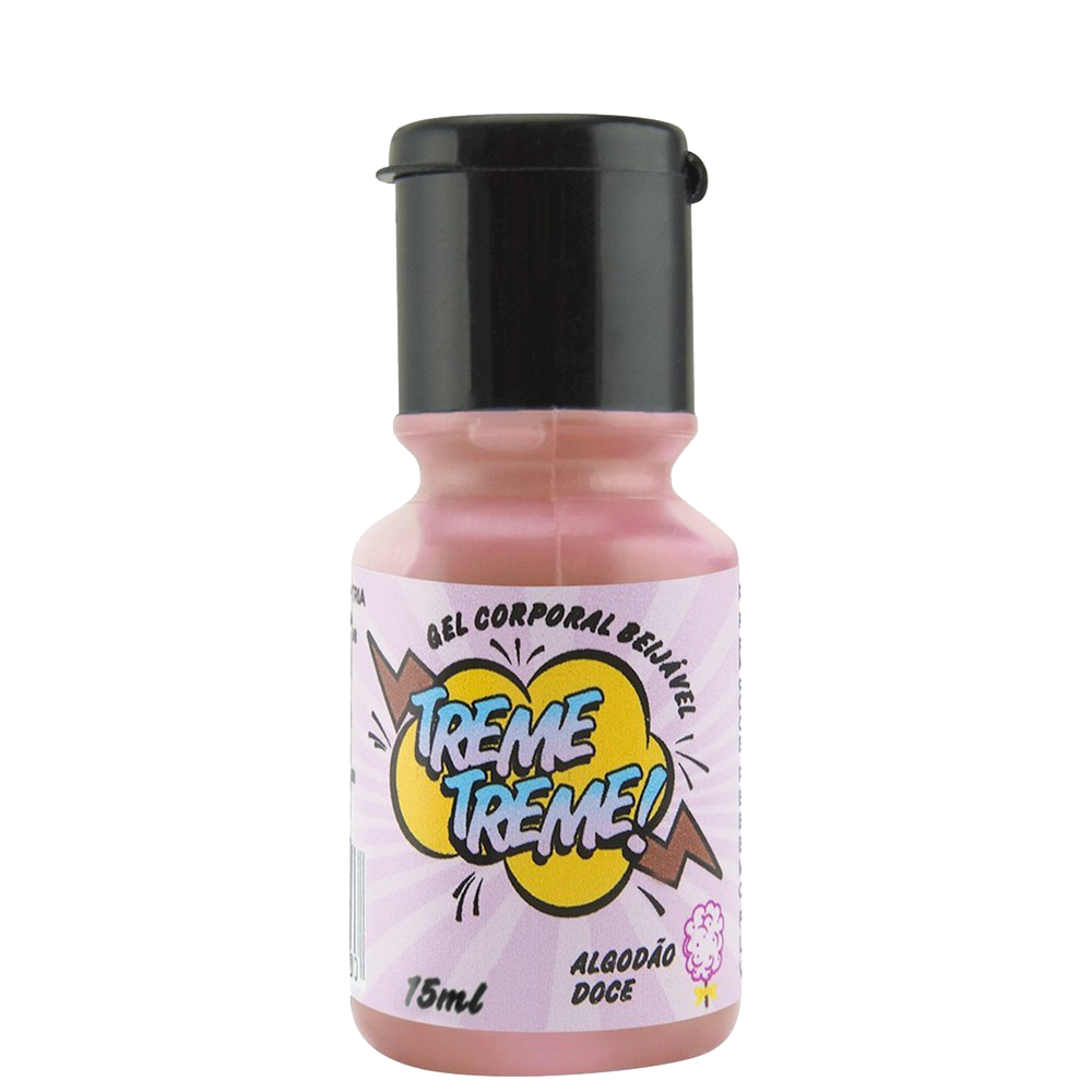 GEL TREME TREME O Gel Treme Treme da Garji é um Gel Beijável aromatizado com sensação de aquecimento além de sabores deliciosos com sensação eletrizante. GEL TREME TREME