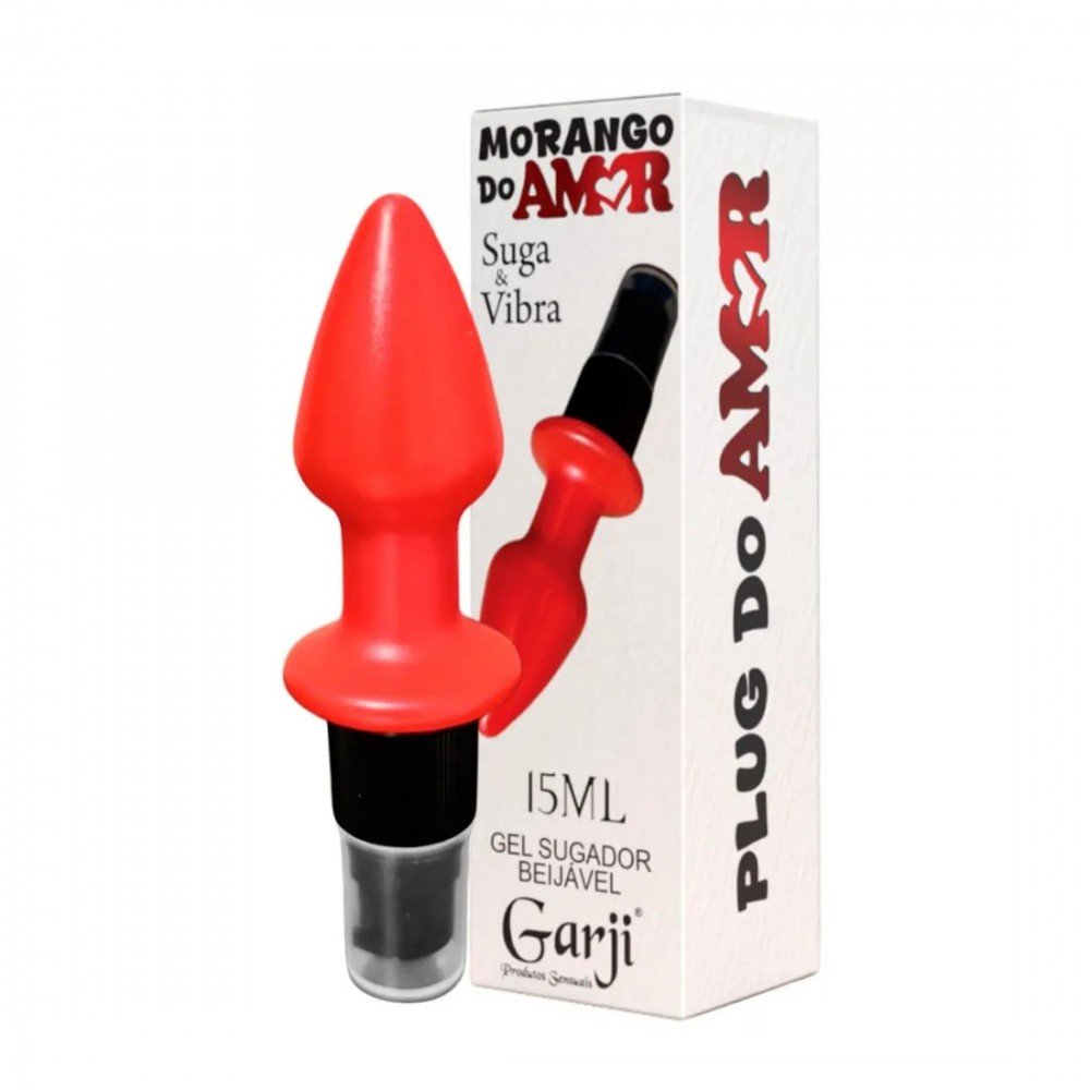 MORANGO DO AMOR PLUG 15ML O docinho que vai na frente e vai atrás! MORANGO DO AMOR PLUG 15ML
