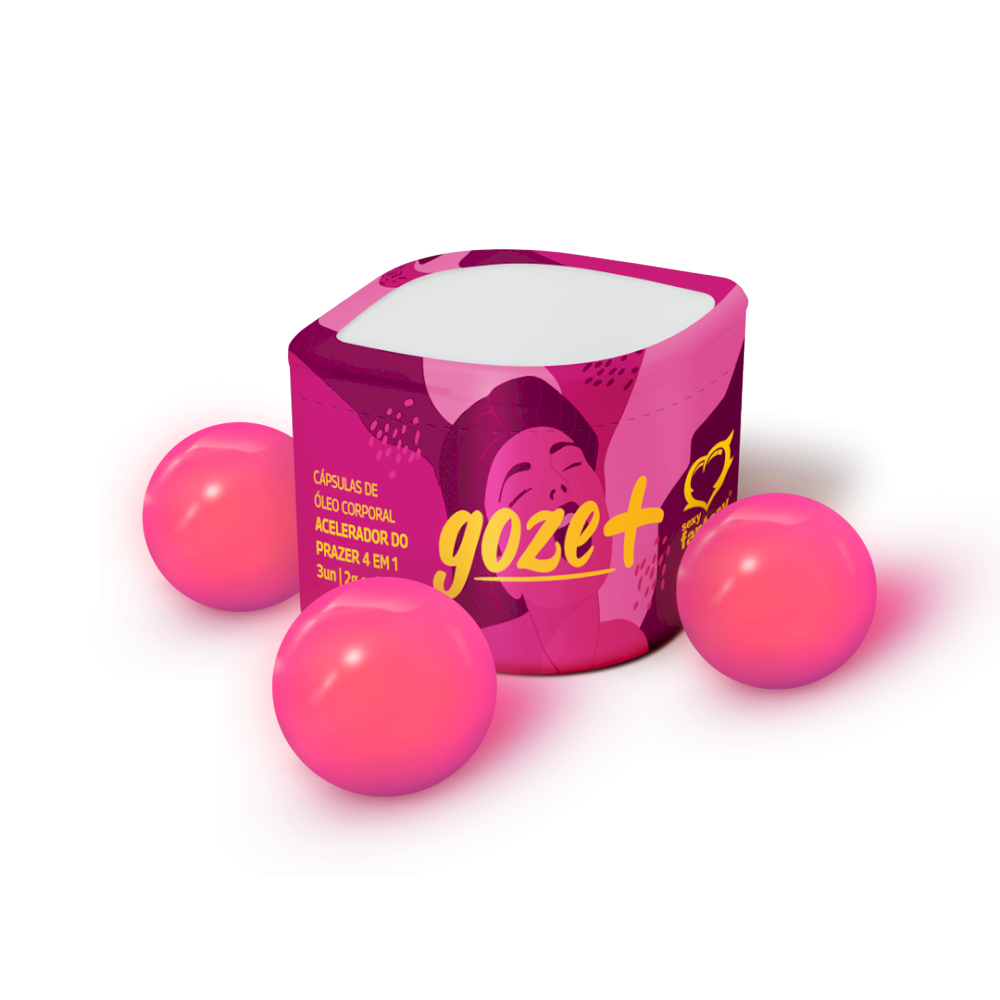 GOZE + ACELERADOR DE ORGASMO CAPSULA COM 3 UND