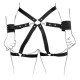 HARNESS PARA CINTURA EM X COM PAR DE ALGEMAS