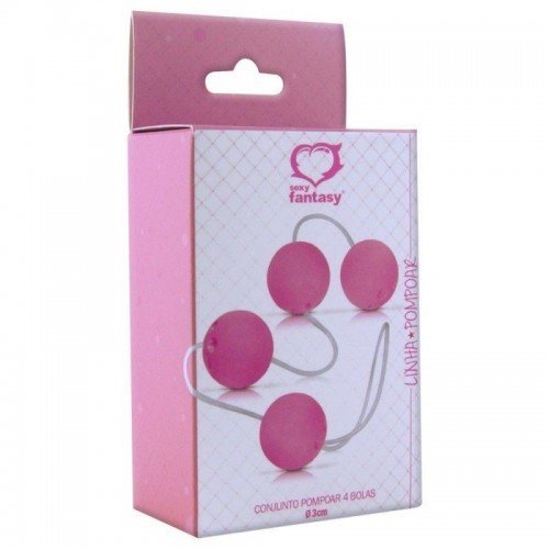 BOLINHA DE POMPOAR 04 UNIDADES SEXY FANTASY