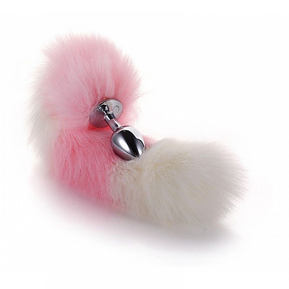 KIT GATINHA PLUG COM RABO E TIARA ROSA COM BRANCO Plug Anal Rabo de Raposa em aço com formato cônico que facilita a penetração, produzido em aço inoxidável e polido a mão, com calda na base extremamente macia, similar a um rabo de raposa. KIT GATINHA PLUG COM RABO E TIARA ROSA COM BRANCO