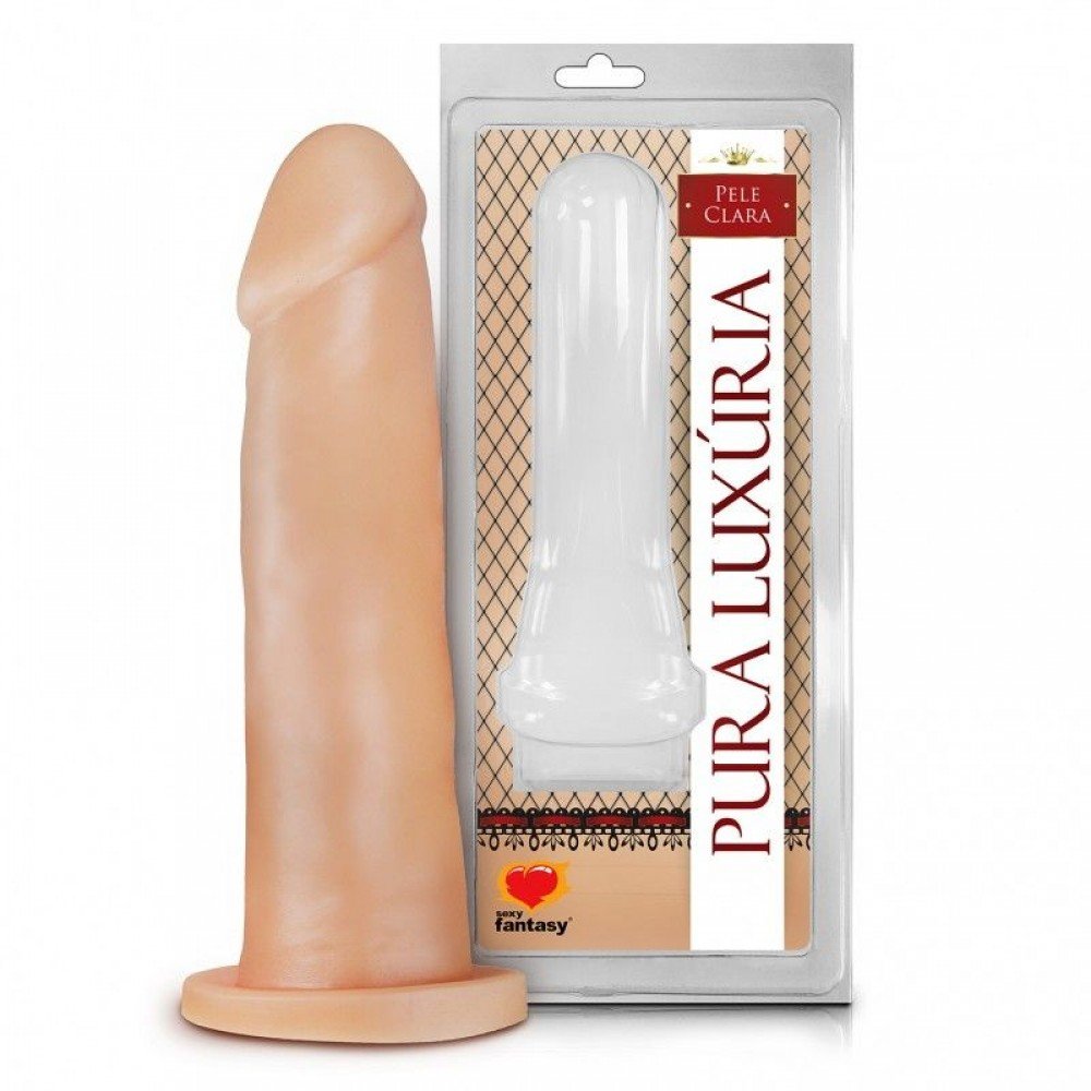 PRÓTESE MACIÇA 18,5 X 4,5CM SEXY FANTASY Blister abre e fecha personalizado com folder exclusivo. PRÓTESE MACIÇA 18,5 X 4,5CM SEXY FANTASY