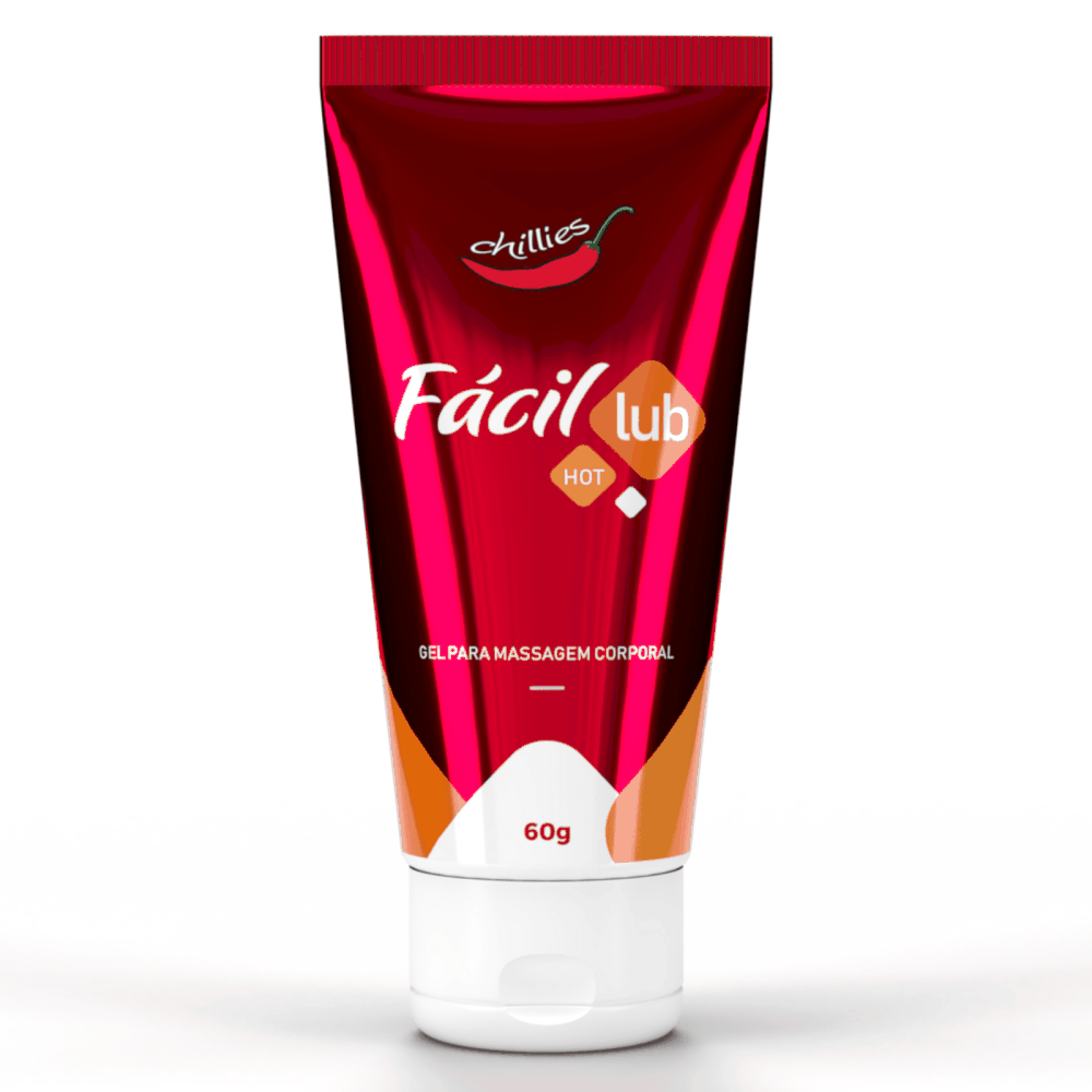 LUBRIFICANTE FACIL LUB HOT 60G CHILLIES O Fácil Lub é o lubrificante ideal para isso, trazer novas sensações e aumentar o desejo e a excitação do momento, tornando a hora do sexo ainda mais prazerosa. LUBRIFICANTE FACIL LUB HOT 60G CHILLIES