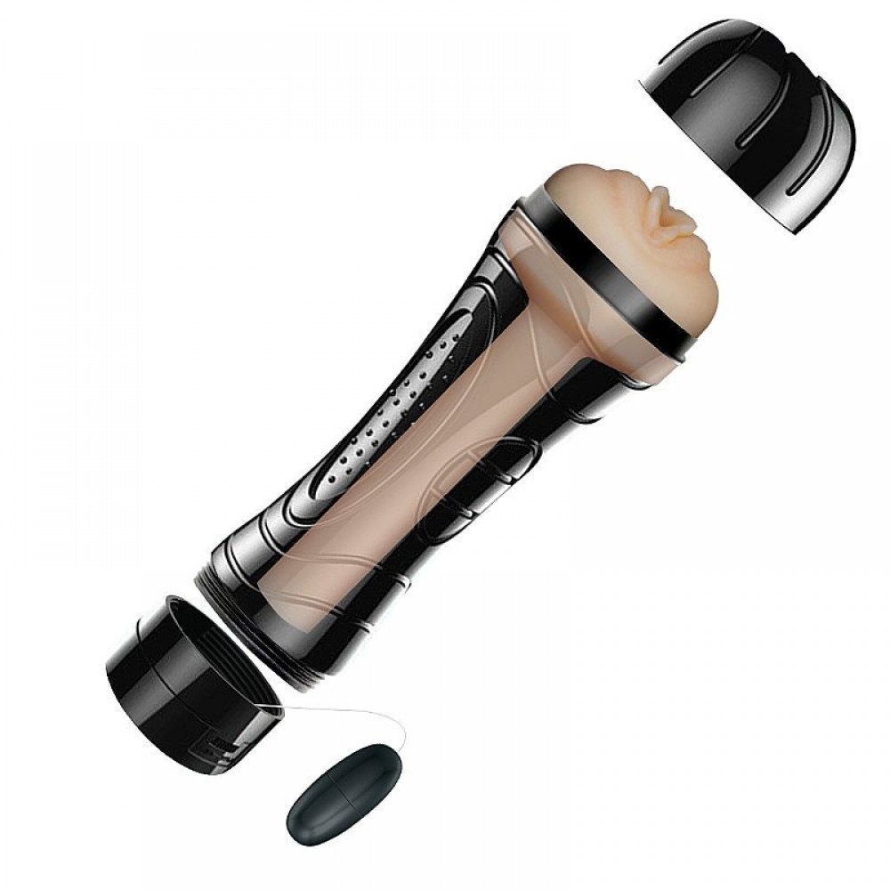 MASTURBADOR VAGINA CYBERSKIN COM VIBRO FORMATO LANTERNA Material sintético que imita com perfeição a textura de pele. MASTURBADOR VAGINA CYBERSKIN COM VIBRO FORMATO LANTERNA