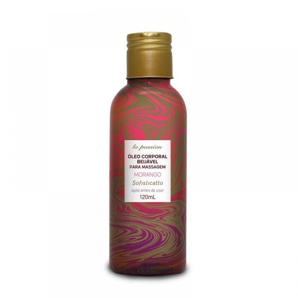 La Passion óleo Beijável Massagem 120ml Sofisticatto - Morango