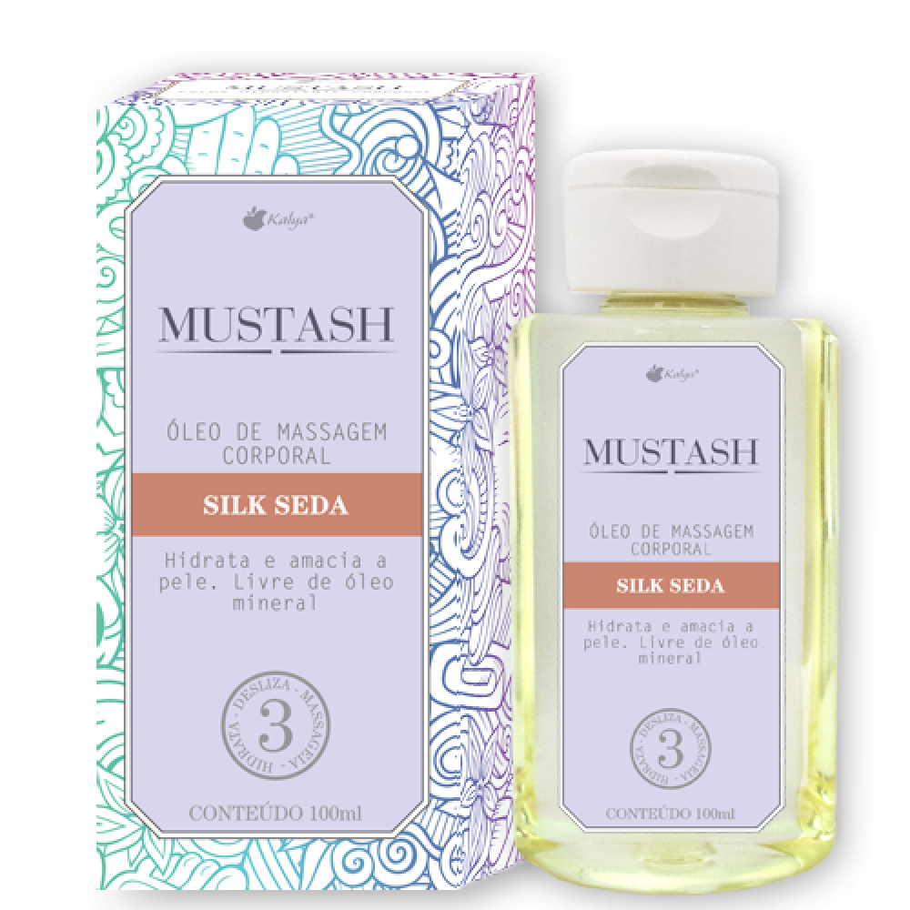 MUSTASH SILK SEDA OLEO PARA MASSAGEM 100ml KALYA