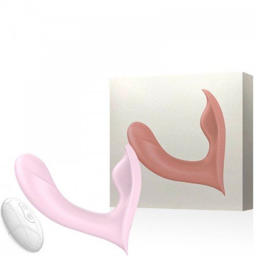 PENETRADOR PONTO G COM ESTIMULADOR DE CLITORIS 10 MODOS USB WR037