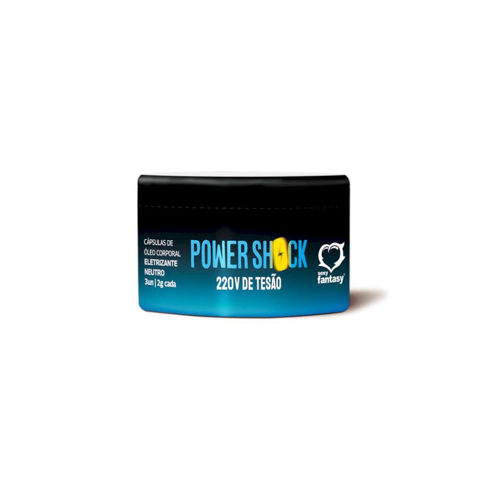 POWER SHOCK 220V ELETRIZANTE CAPSULA COM 3UND
