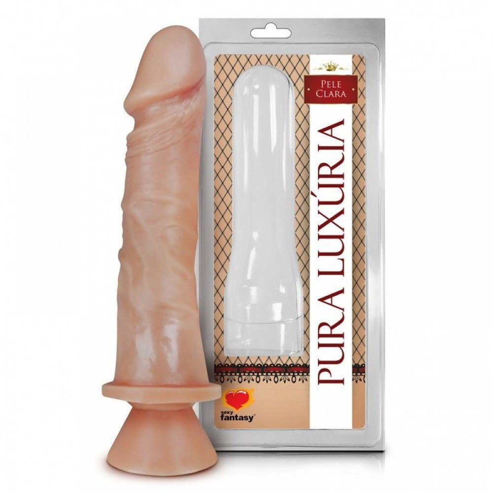PÊNIS REALÍSTICO COM VENTOSA PV004 As Próteses Sexy Fantasy foram desenvolvidas com plastisol atóxico, material de altíssima qualidade visando segurança e confiabilidade total. PÊNIS REALÍSTICO COM VENTOSA PV004