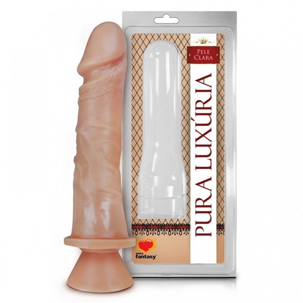 PÊNIS REALÍSTICO COM VENTOSA PV006 As Próteses Sexy Fantasy foram desenvolvidas com plastisol atóxico, material de altíssima qualidade visando segurança e confiabilidade total. PÊNIS REALÍSTICO COM VENTOSA PV006