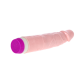 PRÓTESE REALÍSTICA DILDO 2 Vibrador Dildo Realístico em formato de pênis com glande definida e textura de veias salientes ao longo do corpo, possui 1 modo de vibração material macio que se assemelha a pele humana. PRÓTESE REALÍSTICA DILDO 2