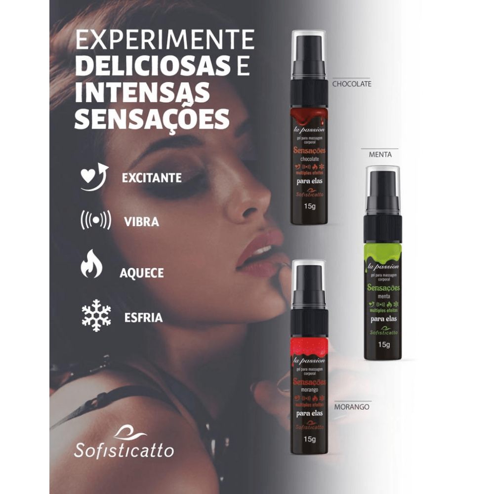 SPRAY SENSAÇOES MULTIPLAS SENSAÇOES SOFISTICATTO