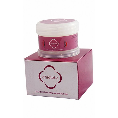 Vela para Massagem Beijável Chiclete 50 g