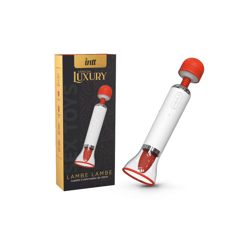 VIBRADOR E SUGADOR LAMBE LAMBE INTT