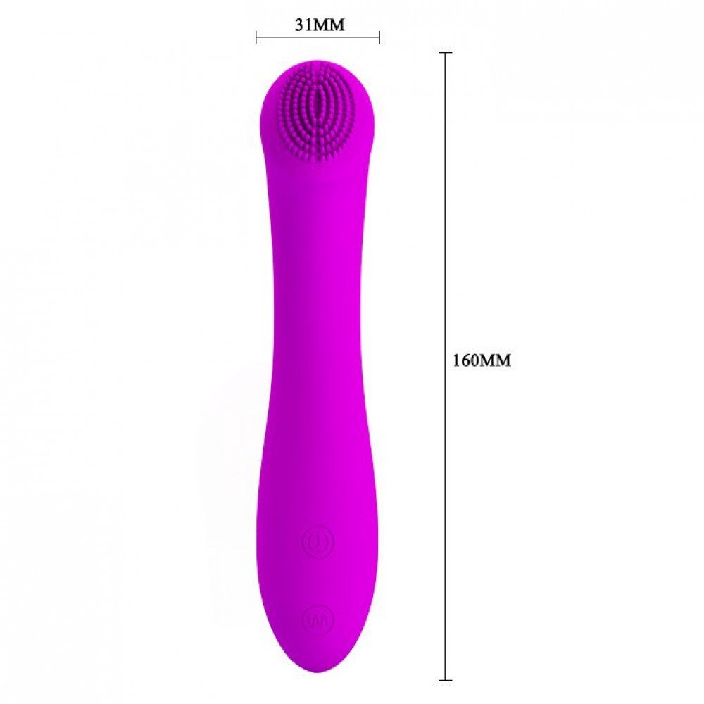 Vibrador em Silicone Recarregável Ponto G com 30 Modos de Vibração – PRETTY LOVE LEN – BI-014360