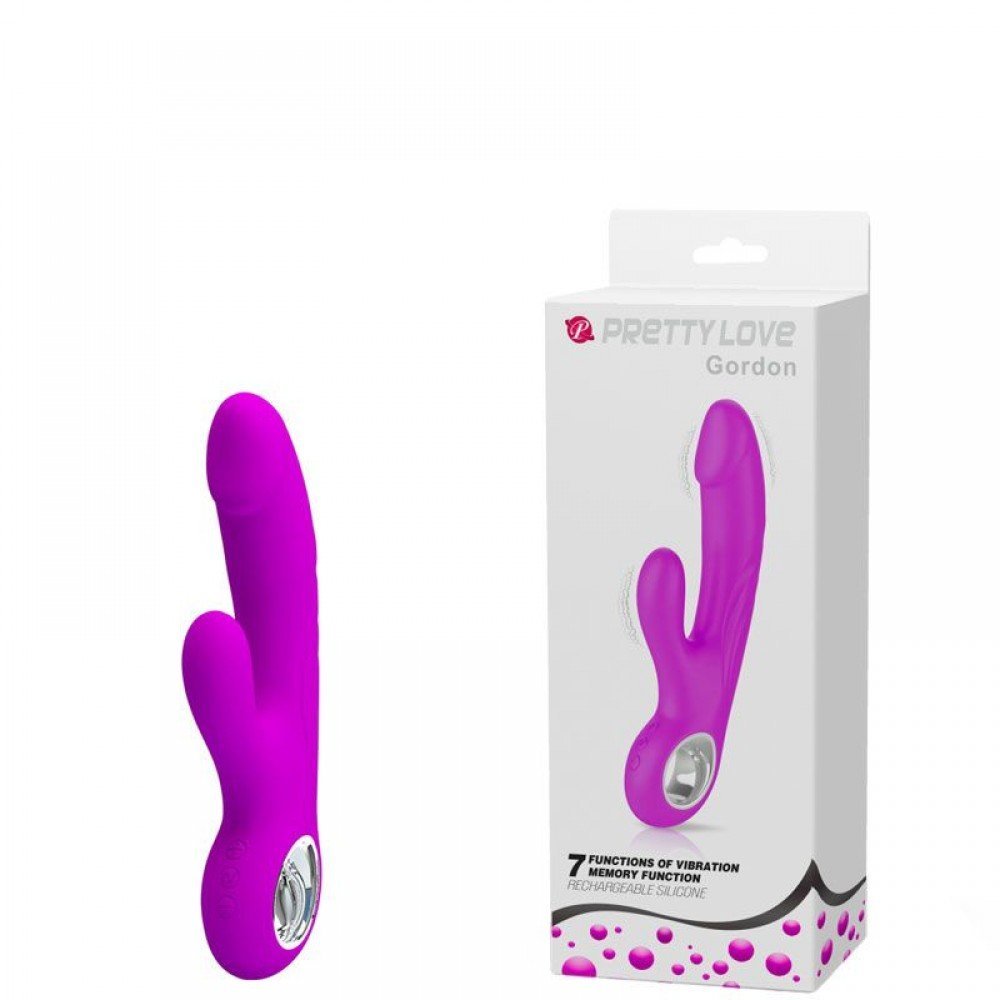 VIBRADOR PRETTY LOVE GORDON RECARREGAVEL 7 MODOS Vibrador recarregável com detalhe de glande, estimulador clitoriano vibratório. VIBRADOR PRETTY LOVE GORDON RECARREGAVEL 7 MODOS