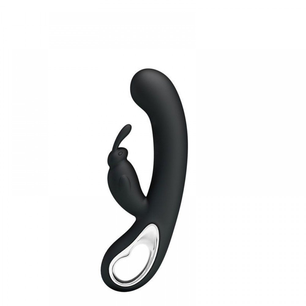 VIBRADOR RECARREGAVEL WEBB PONTO G COM ALÇA METALIZADA 12 MODOS Vibrador recarregável com alça metalizada, levemente curvado na ponta para estimulação do ponto G e estimulador clitoriano vibratório em formato de coelho. VIBRADOR RECARREGAVEL WEBB PONTO G COM ALÇA METALIZADA 12 MODOS