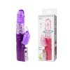 VIBRADOR ROTATIVO COM PÉROLAS COELHO ROSA  BW004101