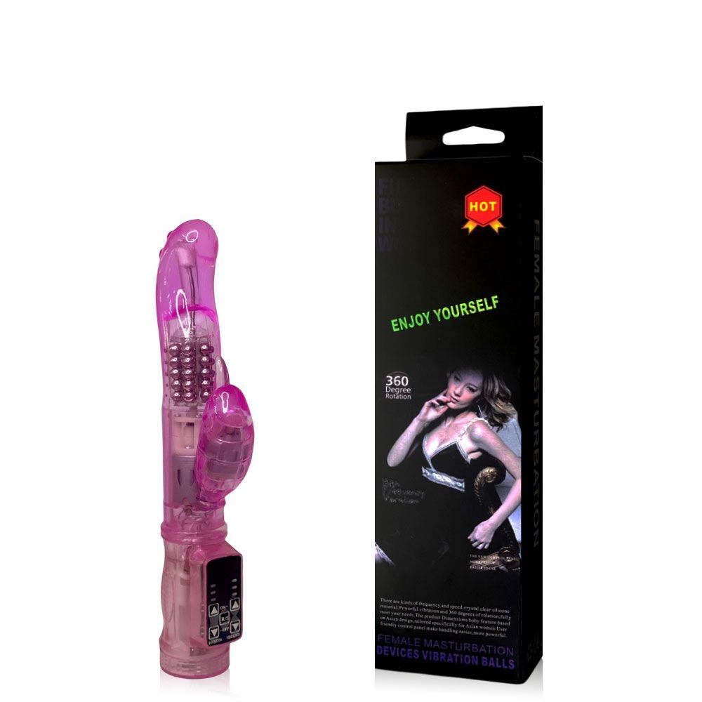 VIBRADOR ROTATIVO PONTO G 12 MODOS RB 180205 Vibrador rotativo ponto G com esferas rotativas internas. VIBRADOR ROTATIVO PONTO G 12 MODOS RB 180205