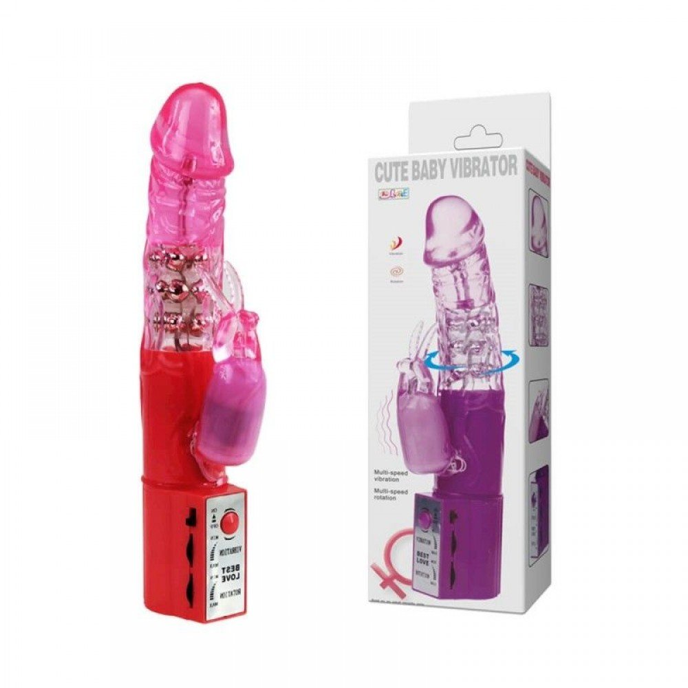 Vibrador Rabbit Lilás Pênis Rotativo em Silicone com Estimulador Vibrador Rabbit o mais conhecido do mercado erótico o estimulador é em formato de coelhinho super delicado. Vibrador Rabbit Lilás Pênis Rotativo em Silicone com Estimulador